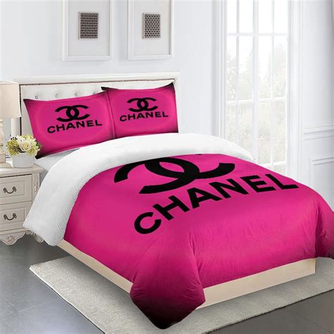 chanel designer comforter sets|cheap Chanel comforter set.